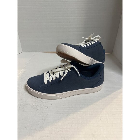 Kizik Mens 5-Womens 6.5 Blue Canvas Lace-Up Sneakers Irvine tide pool unisex USA - Picture 1 of 9